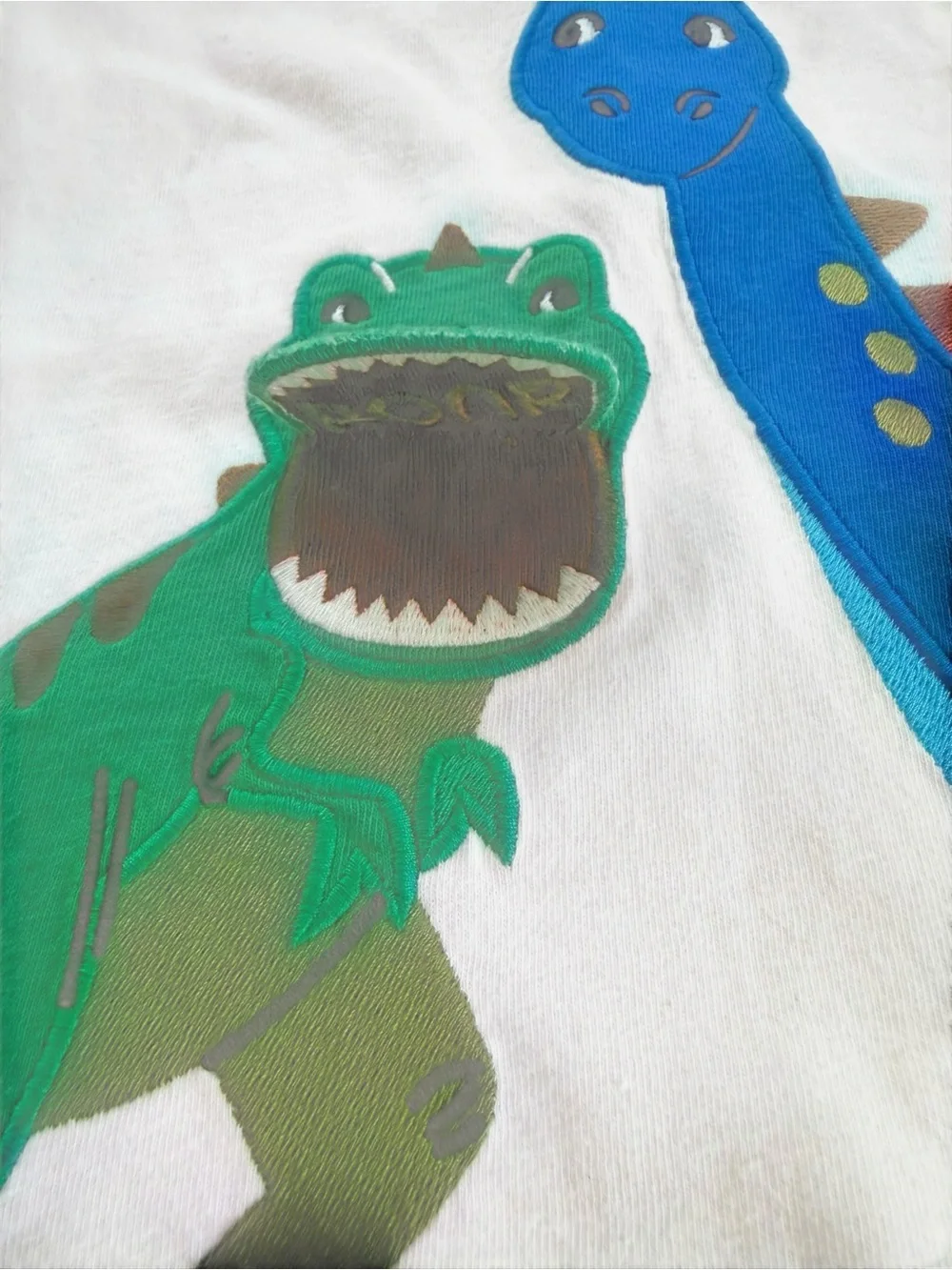 GYMBOREE NWOT Colorful Embroidered Appliqué Lift-a-Flap Dinosaur Shirt